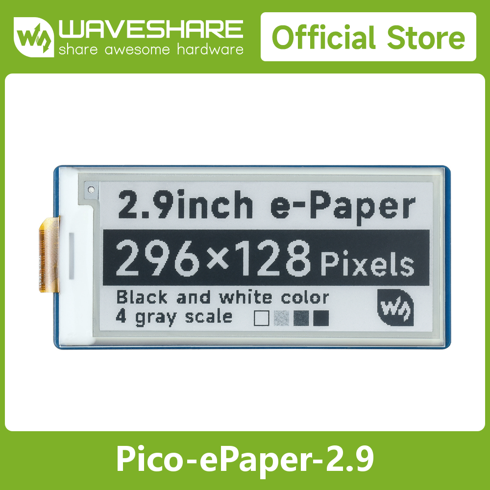 Display Epaper 2.9 - Waveshare 2.9inch E-Paper E-Ink Display Module
