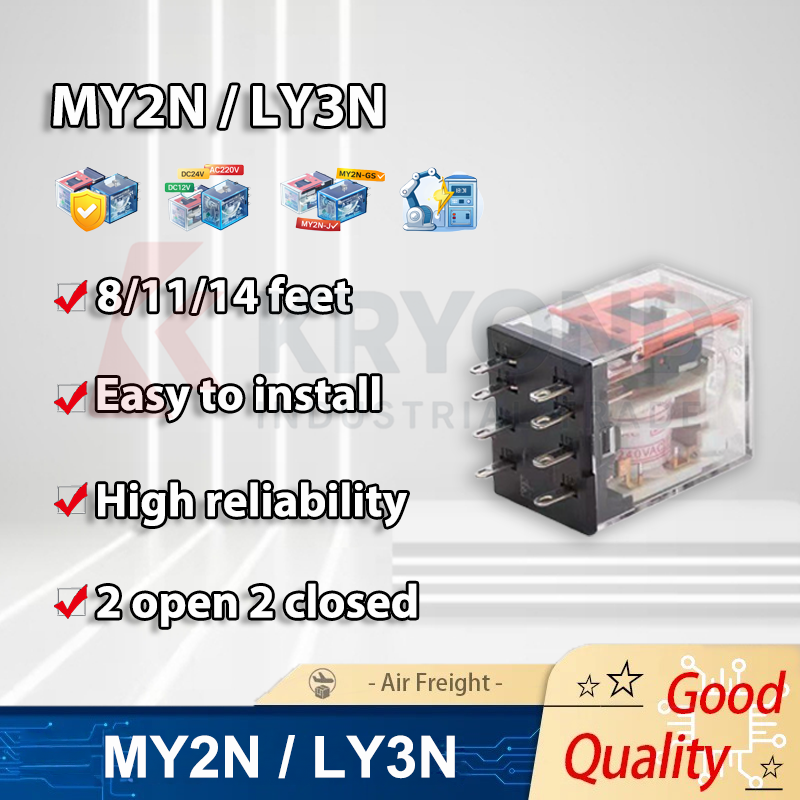 Home Automation Panel Diy - MY2N MY4N LY2N Miniature Intermediate Relay