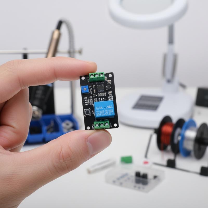 Home Automation Industry - Self Locking Delay Timer Relay Adjustable