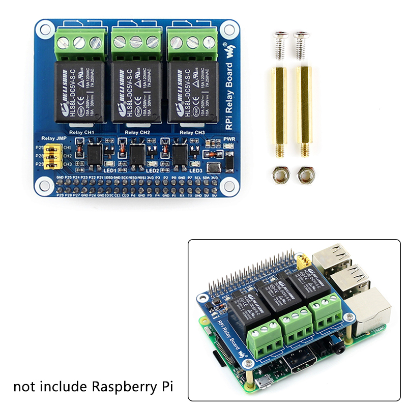 Home Automation Raspberry Pi - 3 Channel Relay Expansion Board for