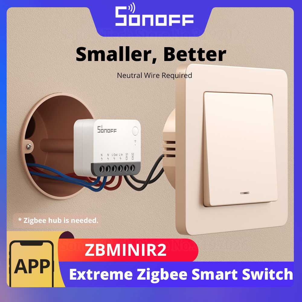 Sonoff Basic Switch - SONOFF ZBMINIR2 Extreme Zigbee Smart Switch