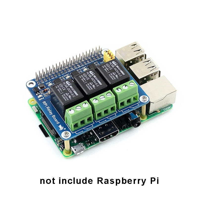 Home Automation Raspberry Pi - 3 Channel Relay Expansion Board Raspberry