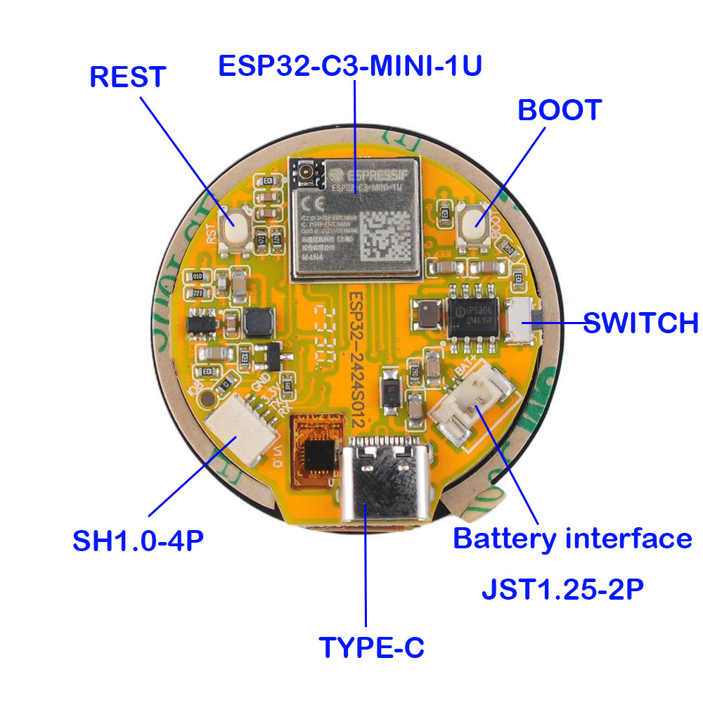 ESP32 Display 1.28 inch ESP32- - đánh giá và giá Home Automation Industry