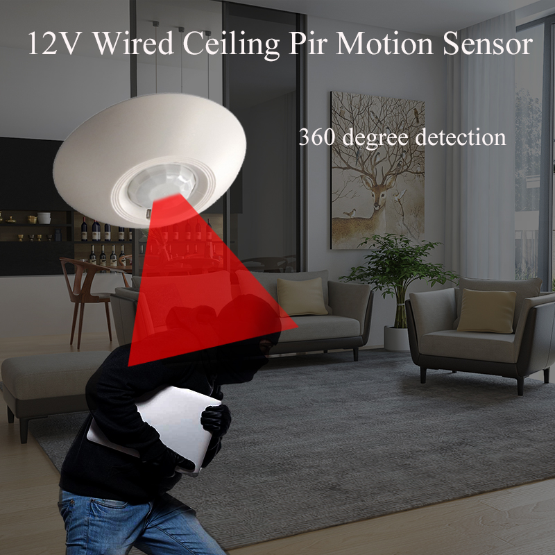 12V Wired PIR Motion Sensor Ce - đánh giá và giá Motion Sensor Pir Wired