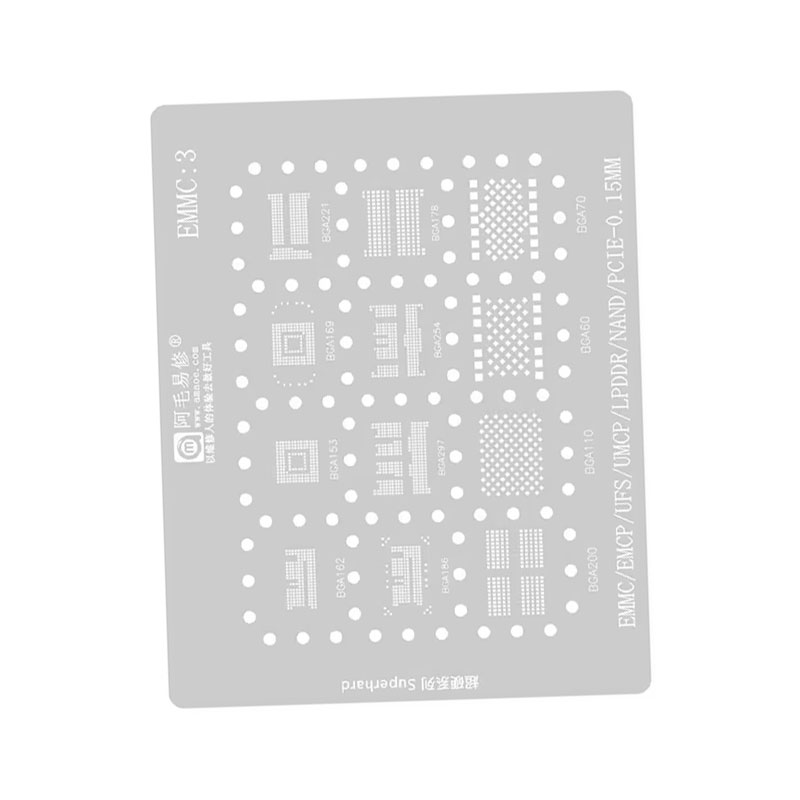 AMAOE EMMC3 BGA Reballing Sten - đánh giá và giá Tasmota Flash Tool