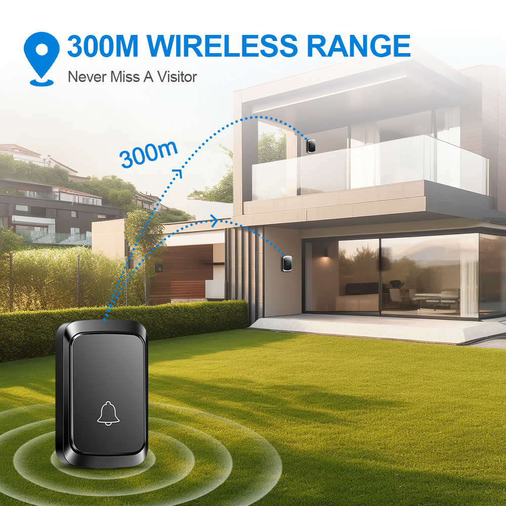 Smart Wireless Doorbell Door C - đánh giá và giá Smart Home Automation Diy