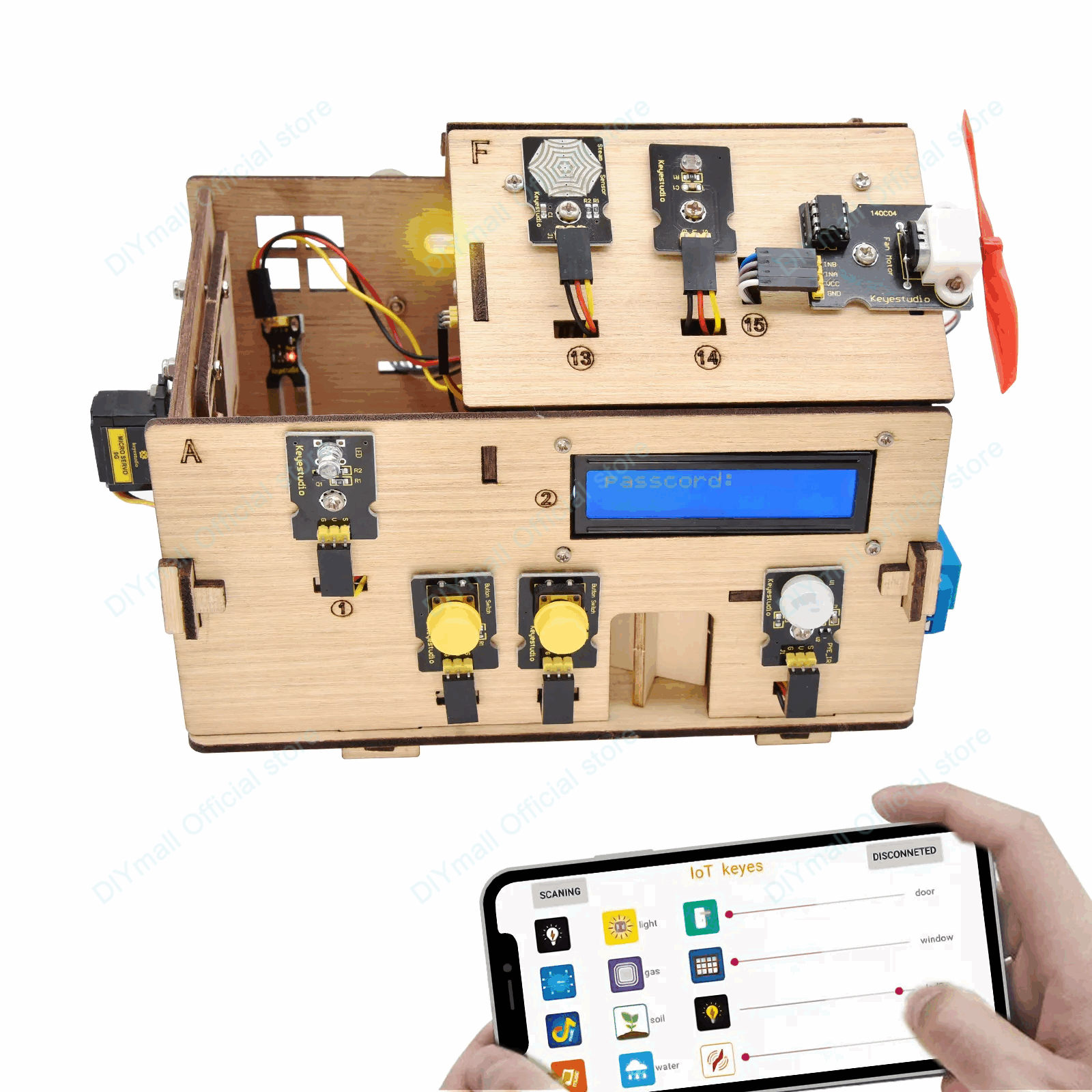 Keyestudio Smart IoT Home Kit  - đánh giá và giá Home Automation Diy Projects