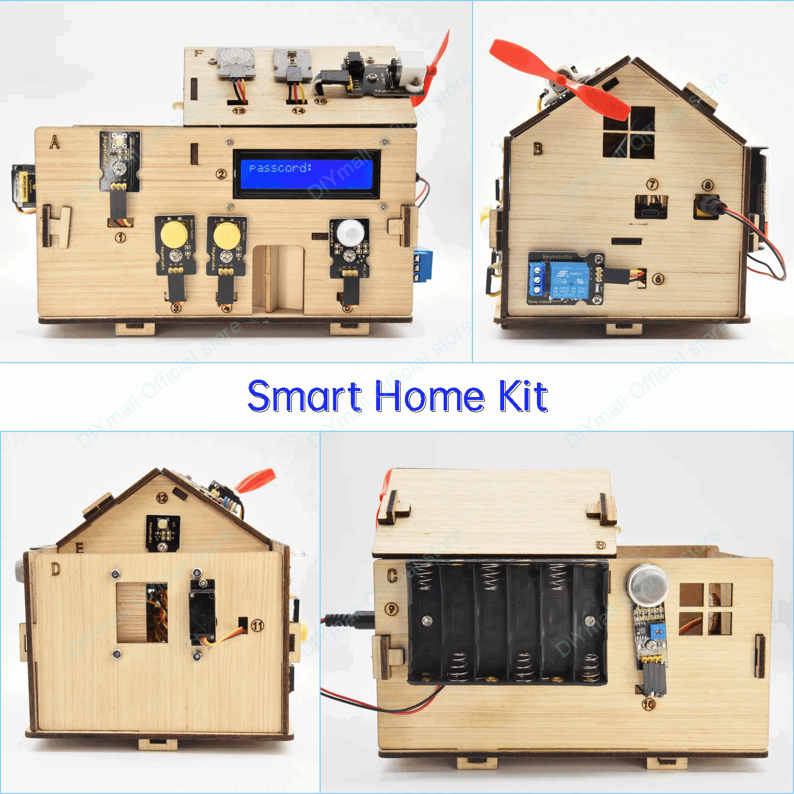 Keyestudio Smart IoT Home Kit  - đánh giá và giá Home Automation Diy Projects