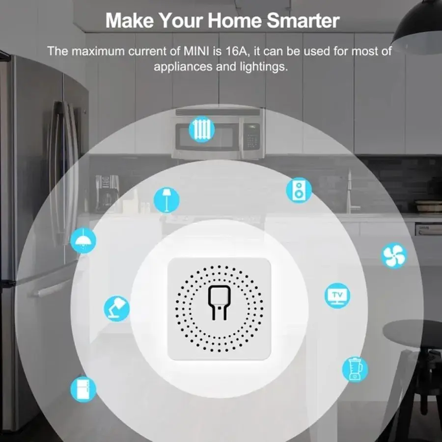 RF433MHz 16A Mini Smart Relay  - đánh giá và giá Home Automation Systems Diy