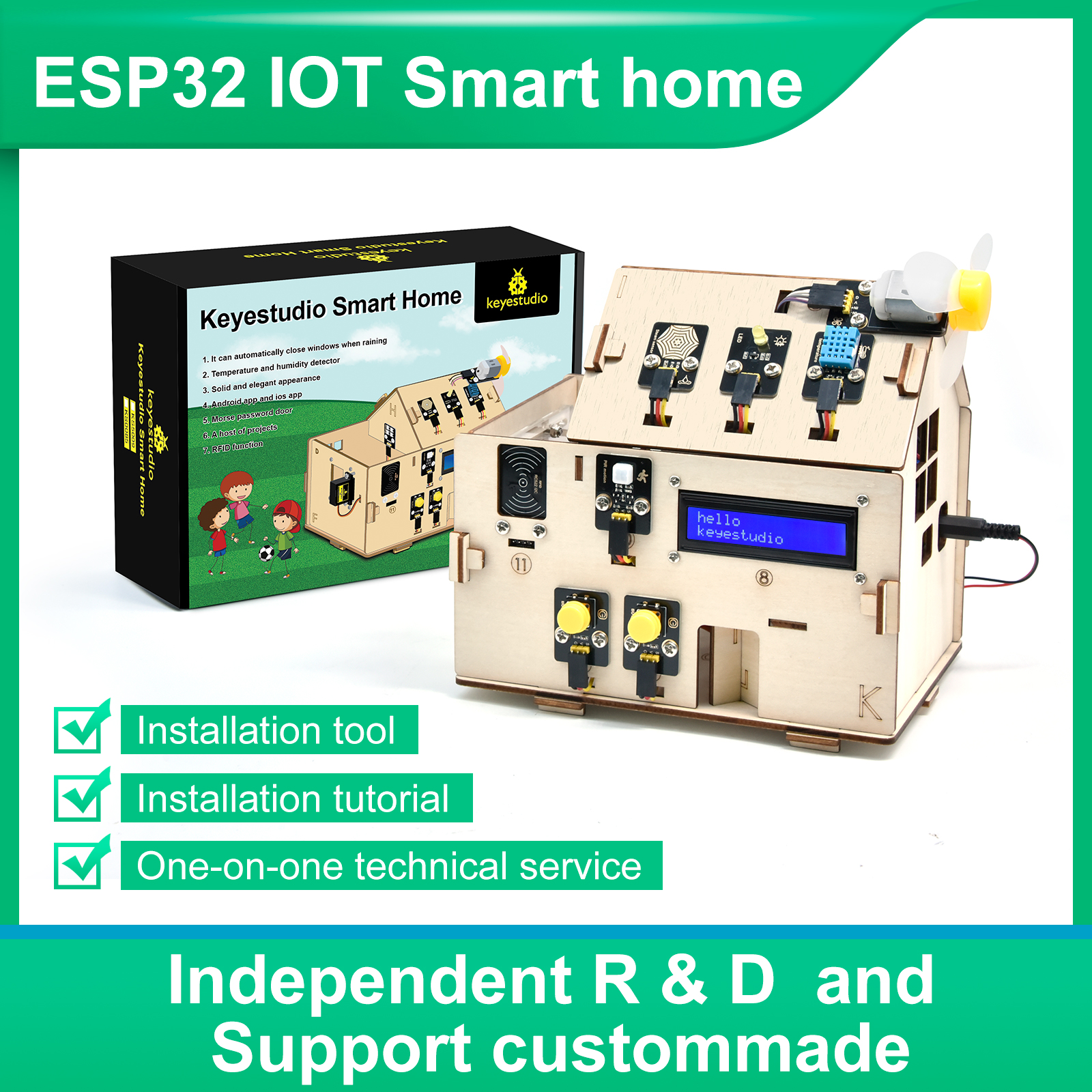 DIY Smart Home kit ESP32 Start - đánh giá và giá Home Automation Diy Projects