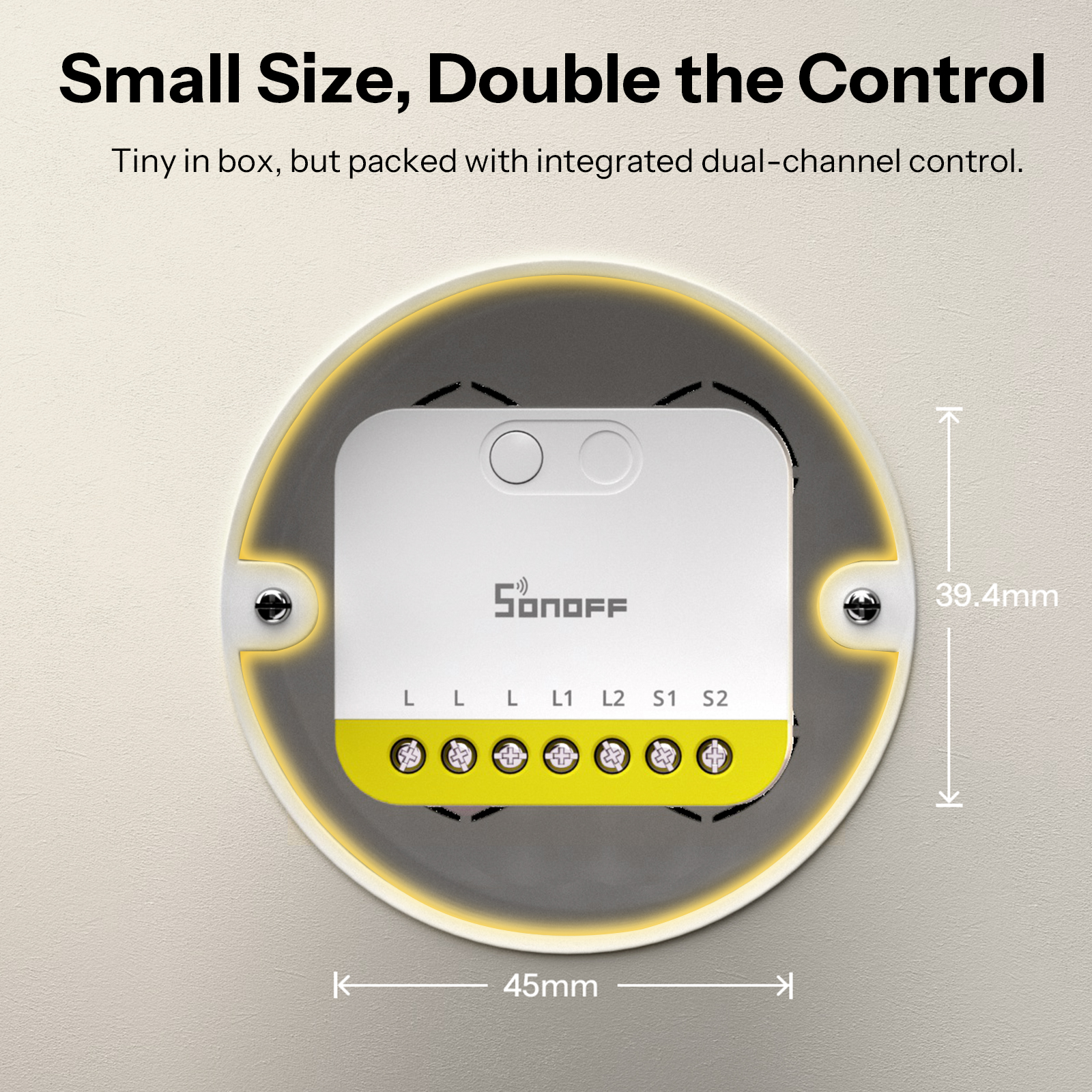 SONOFF MINI DUO-L 2-Gang Zigbe - đánh giá và giá Sonoff Basic Switch