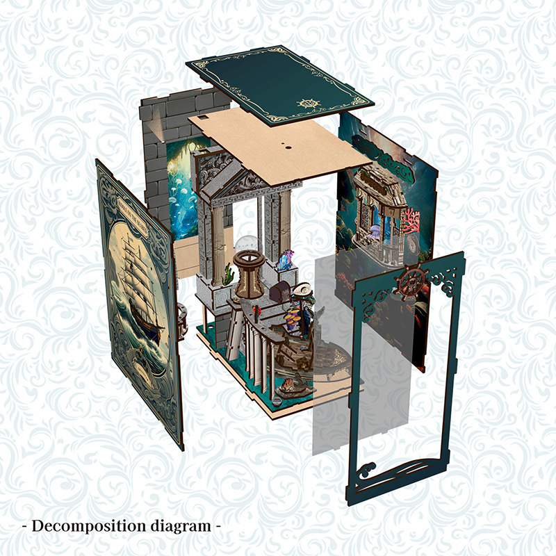 3D Wooden DIY Bookend Puzzle H - đánh giá và giá Smart Home Automation Diy
