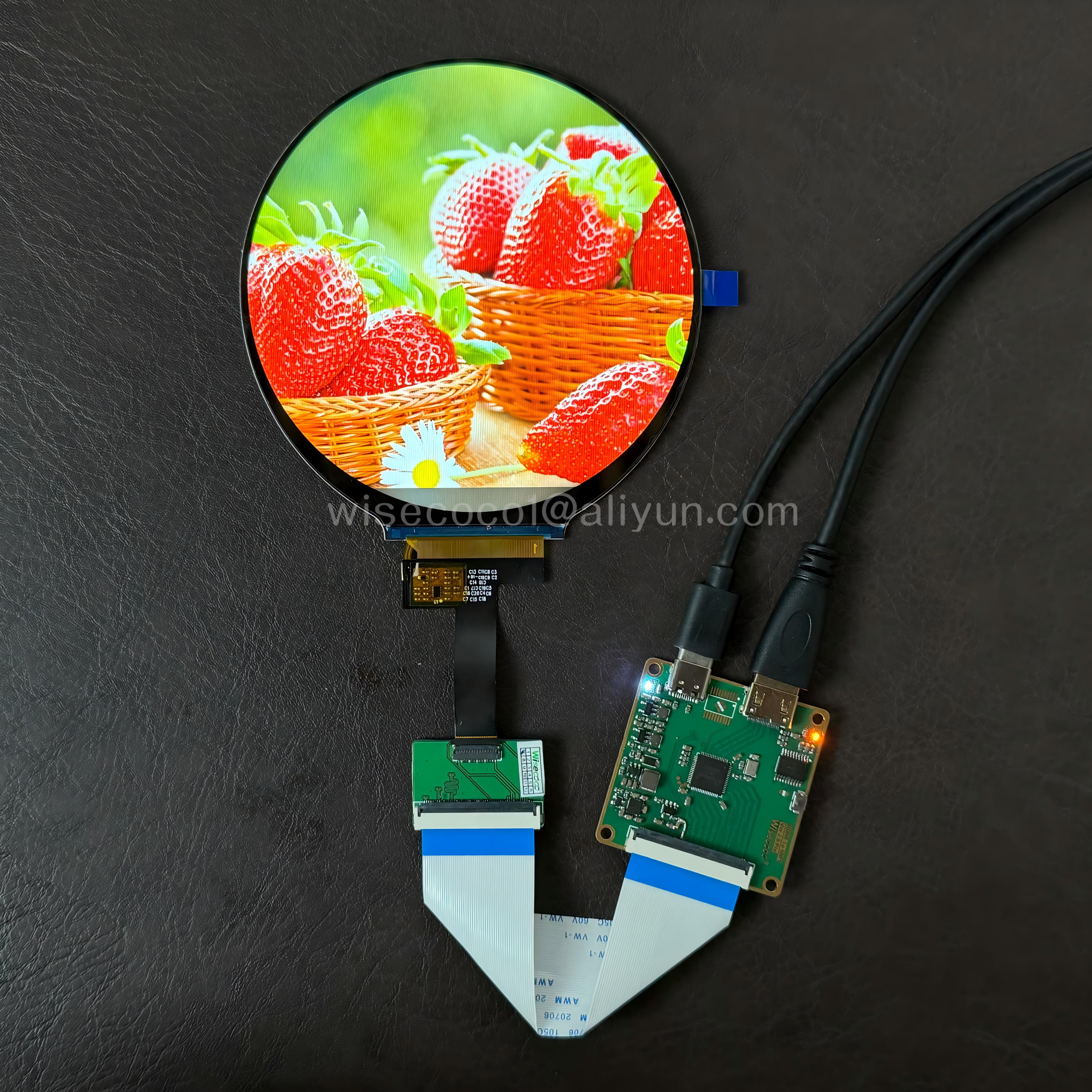 Wisecoco 4 Inch Round LCD Disp - đánh giá và giá Home Automation Raspberry Pi