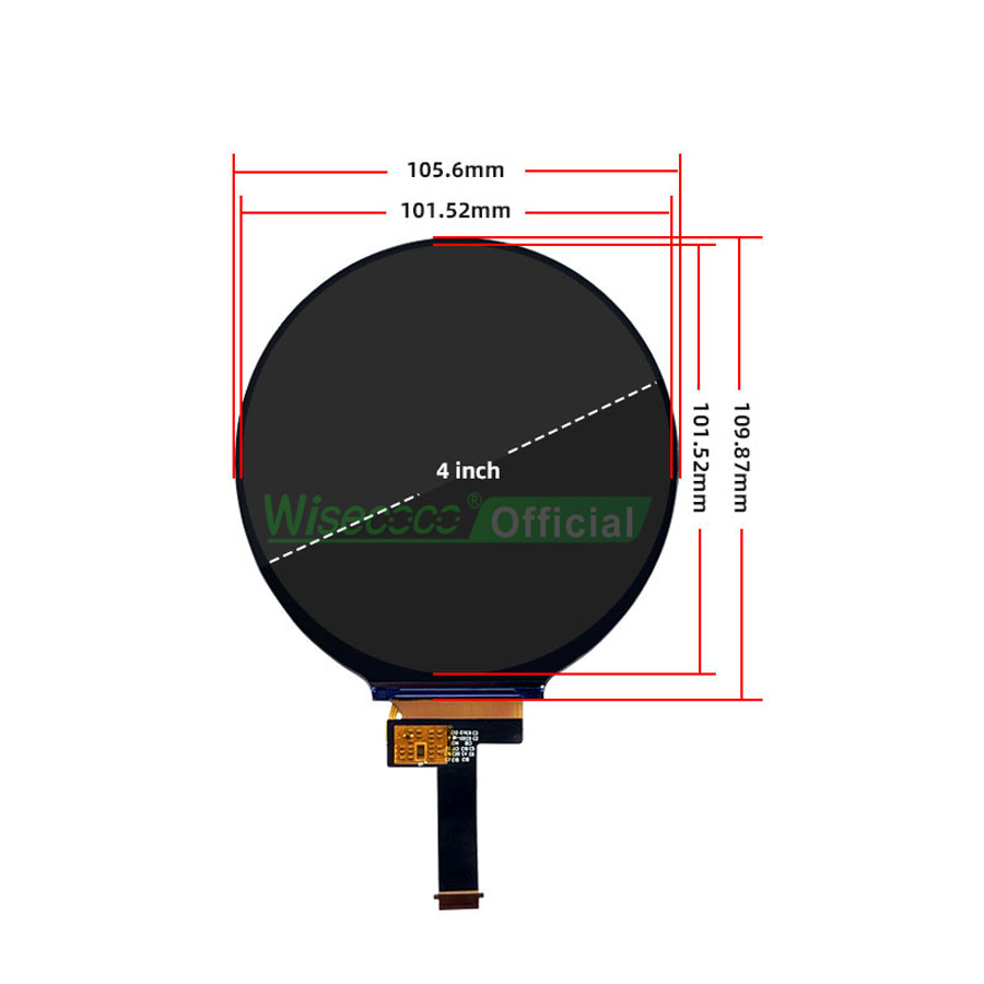 Wisecoco 4 Inch Round LCD Disp - đánh giá và giá Home Automation Raspberry Pi