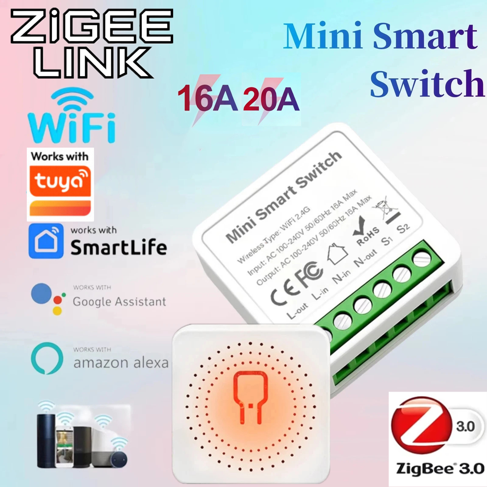 For Tuya Mini Smart WiFi Switc - đánh giá và giá Smart Home Automation Diy