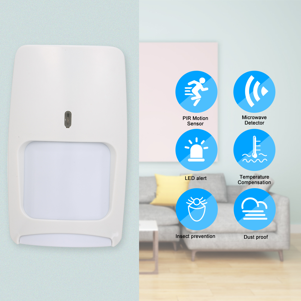 Wired Dual-tech Infrared Motio - đánh giá và giá Motion Sensor Pir Wired