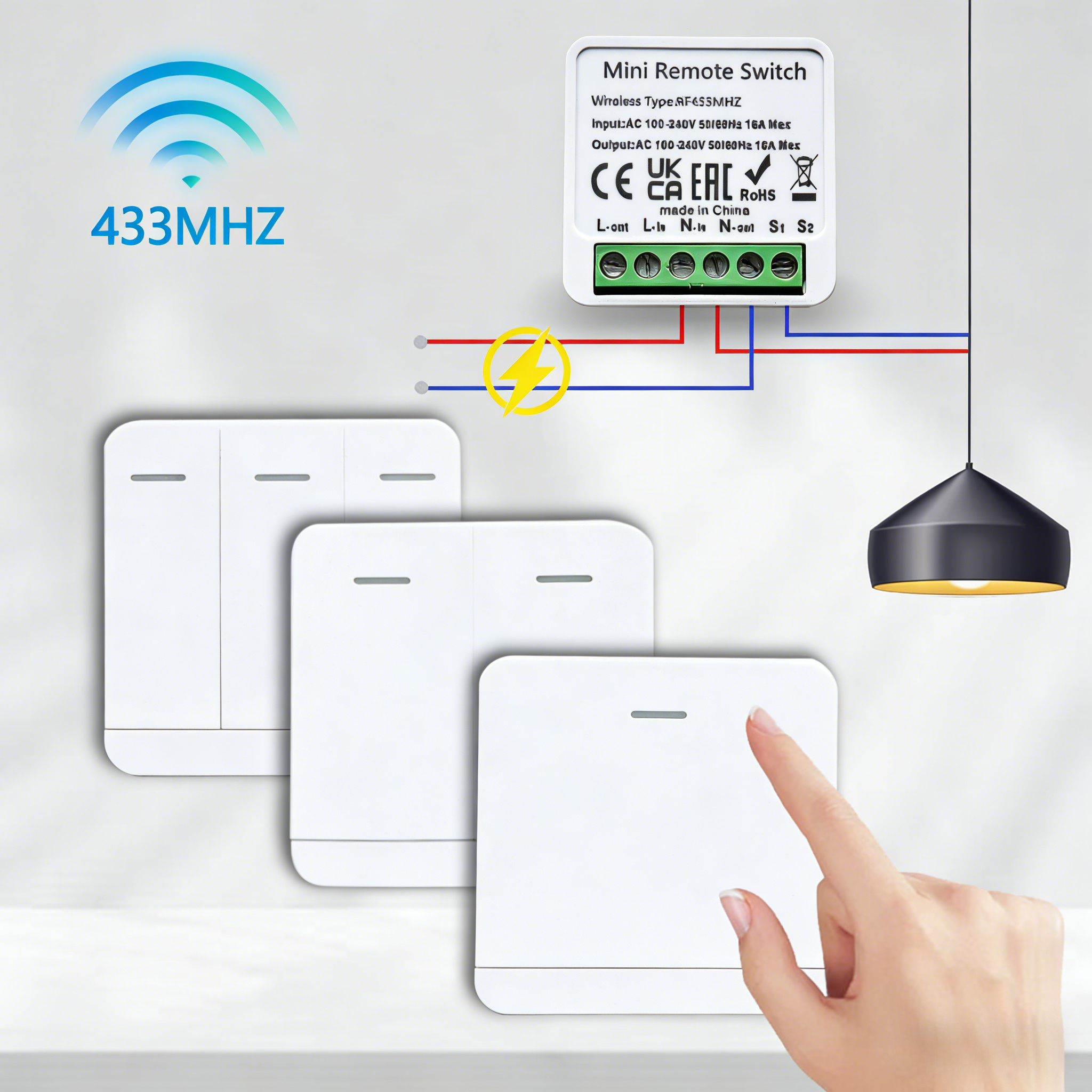 RF 433MHz Smart DIY Wireless S - đánh giá và giá Home Automation Systems Diy