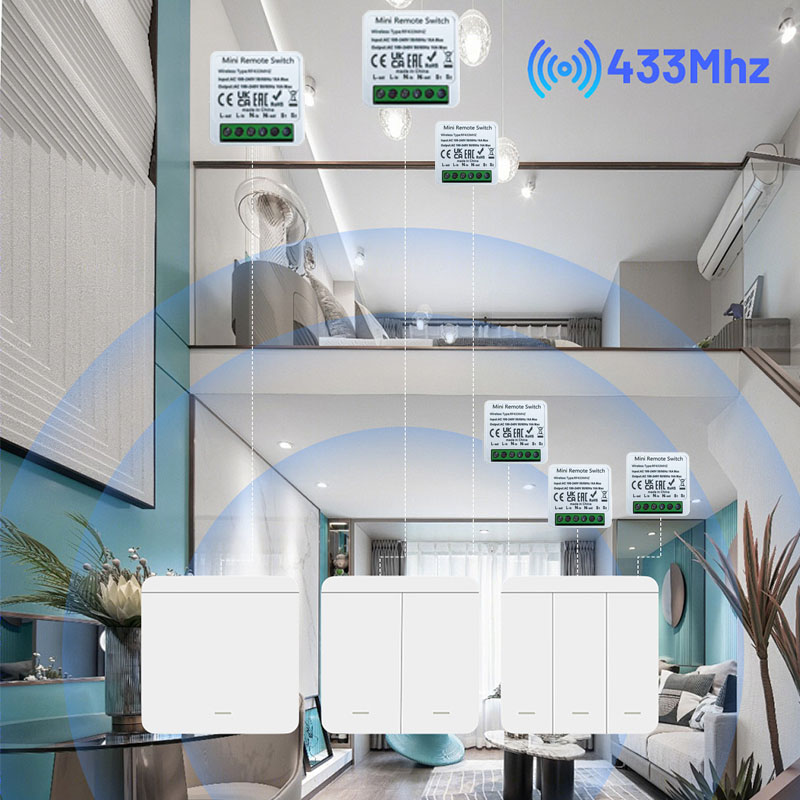 RF 433MHz Smart DIY Wireless S - đánh giá và giá Home Automation Systems Diy