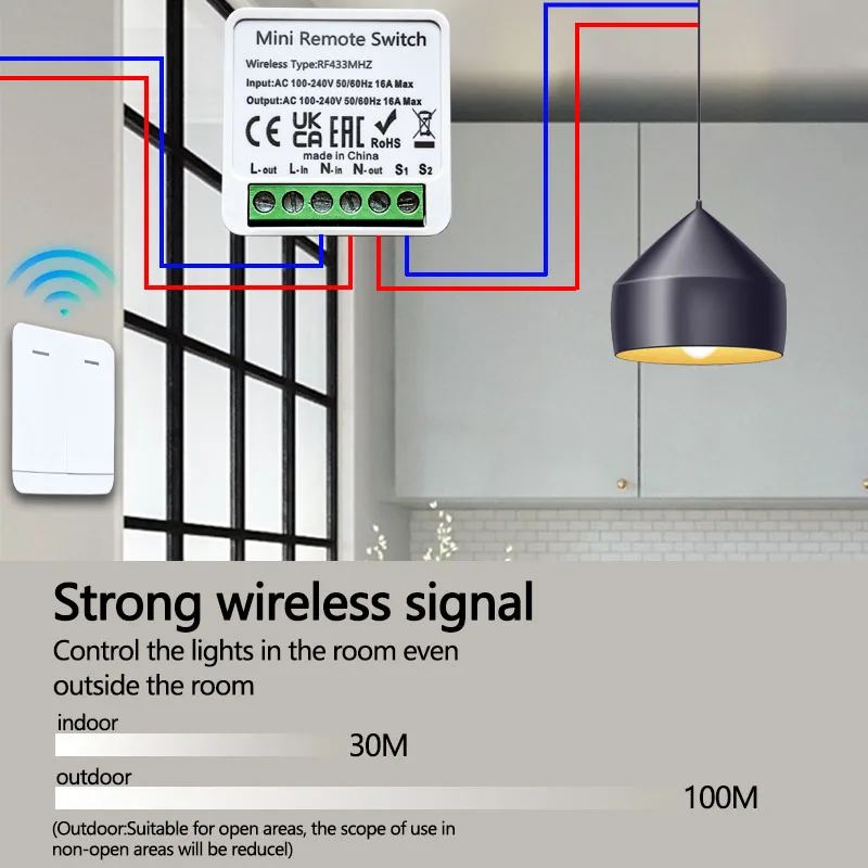 RF 433MHz Smart DIY Wireless S - đánh giá và giá Home Automation Systems Diy