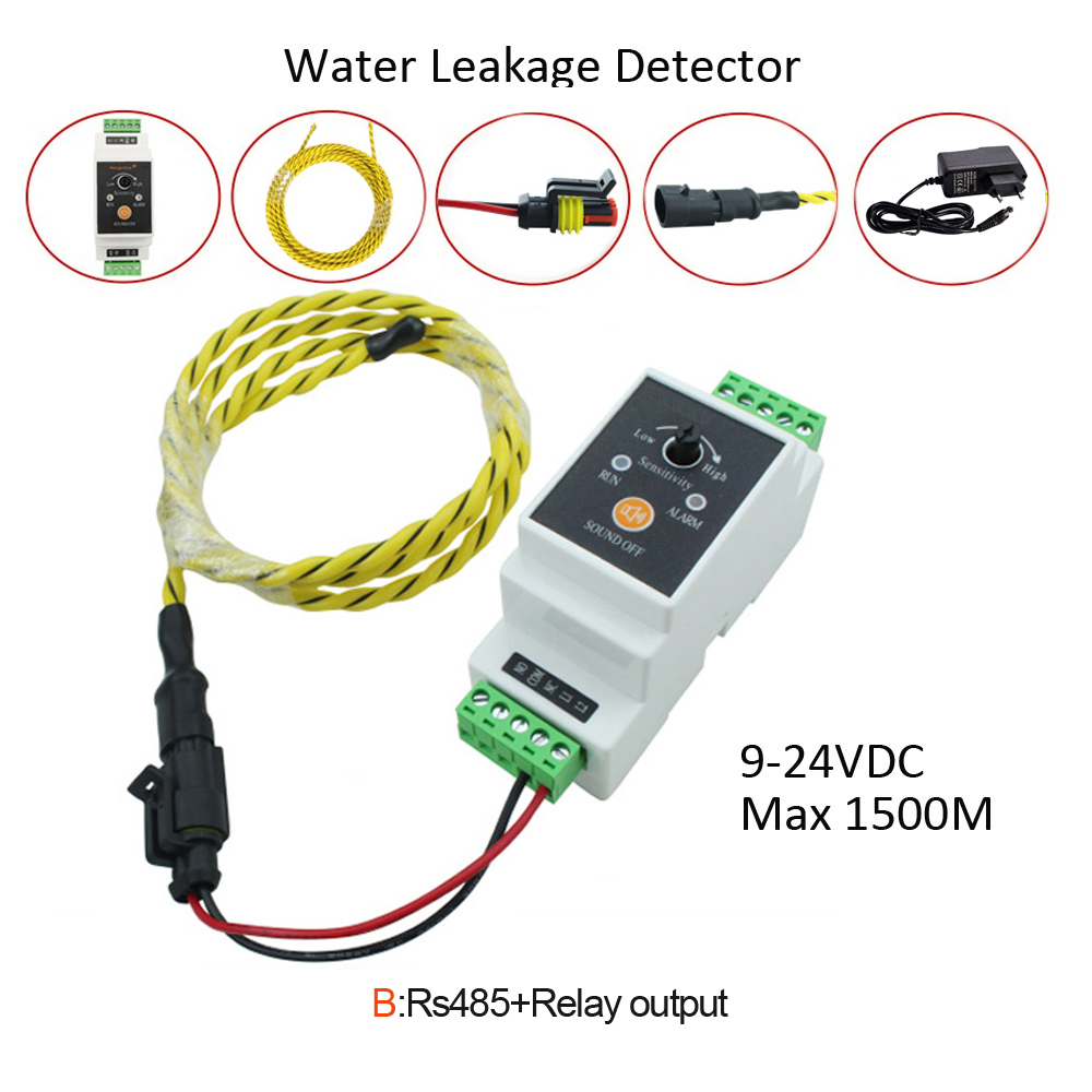 1Set Wire Water Leakage Detect - đánh giá và giá Water Leak Detector Wired