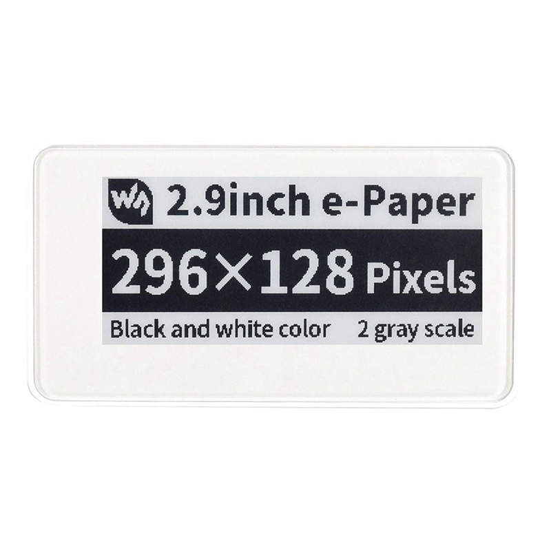 RISE Waveshare 2.9 Inch Wirele - đánh giá và giá Display Epaper 2.9