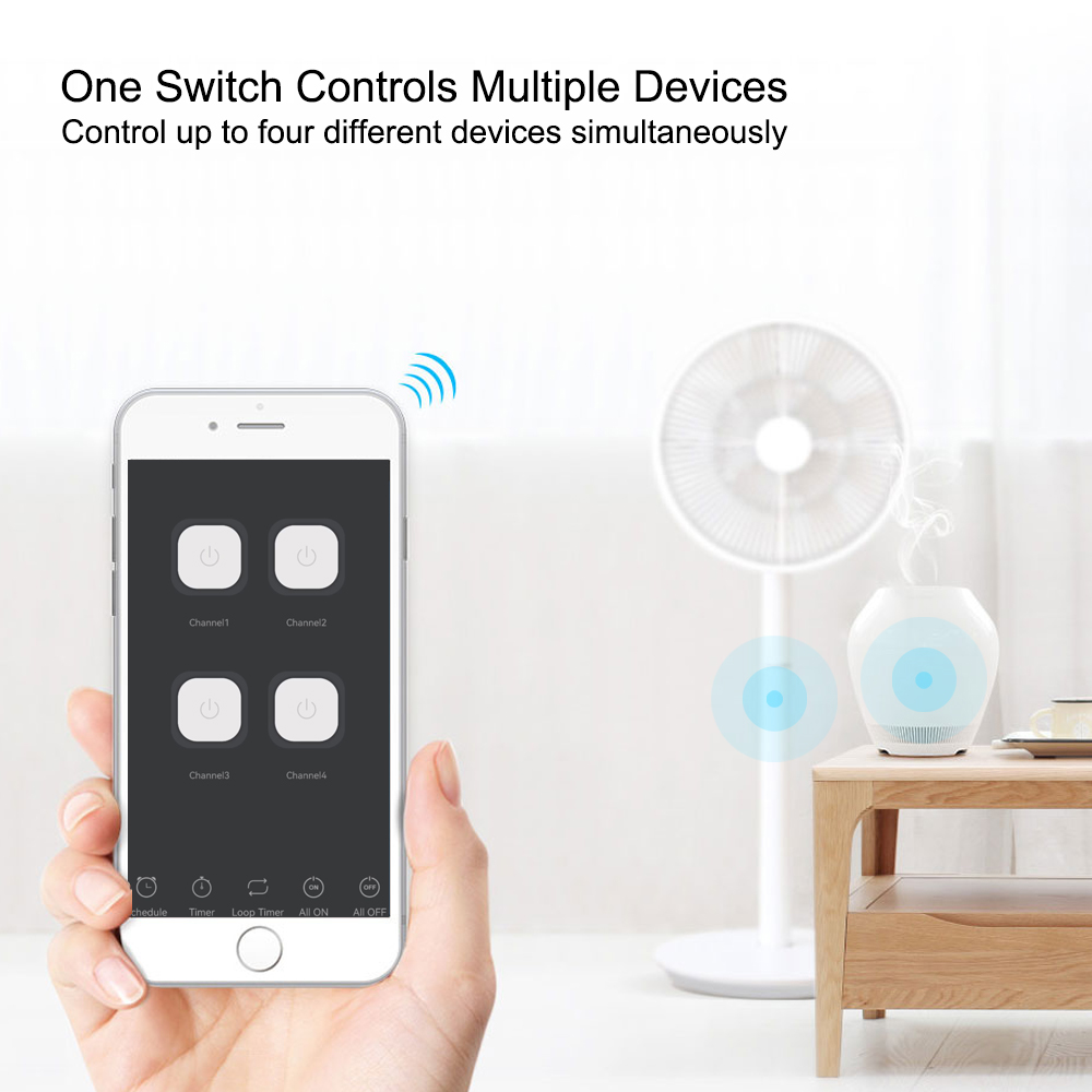 4CH Wifi / Zigbee Smart Relay  - đánh giá và giá Smart Home Automation Diy