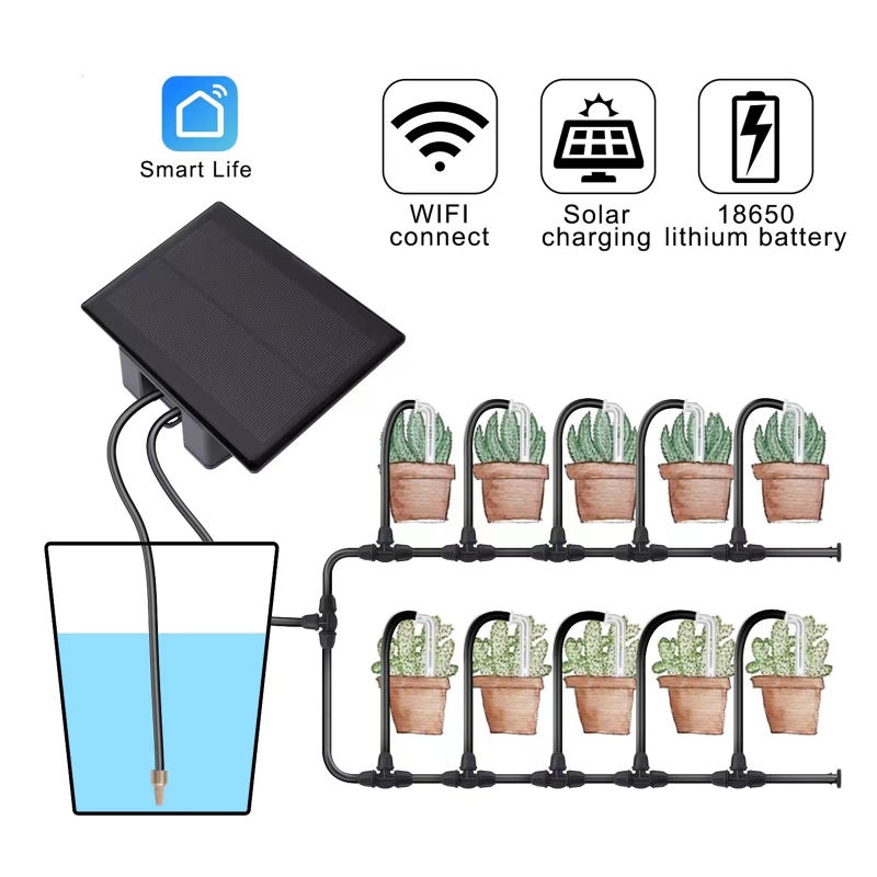 WIFI Solar Automatic Watering  - đánh giá và giá Smart Home Automation Diy