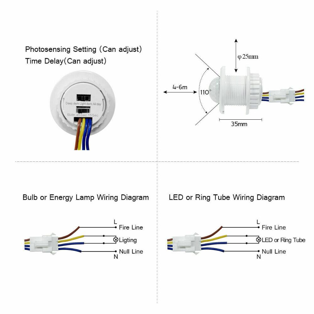 Time Delay PIR Infrared Body M - đánh giá và giá Motion Sensor Pir Wired