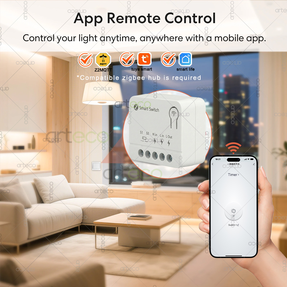 Zigbee Mini Breaker DIY Smart  - đánh giá và giá Smart Home Automation Diy