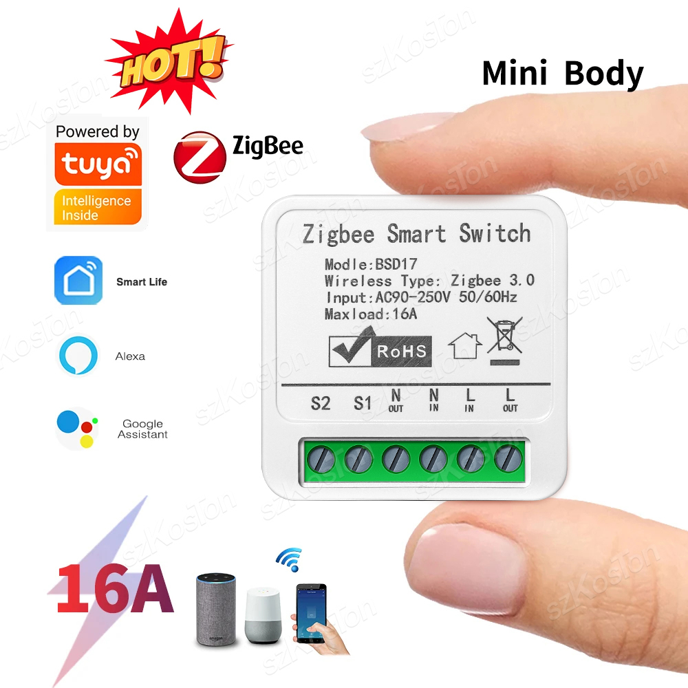 16A Tuya ZigBee Smart Switch M - đánh giá và giá Smart Home Automation Diy